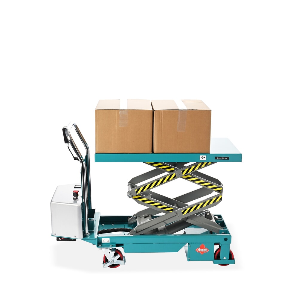 Produktabbildung Nr. 5: Scheren-Hubtischwagen Ameise® LTT 0.35 mit Doppel-Schere, elektrisch, Tragkraft 350 kg, Plattform à 910 x 500 mm