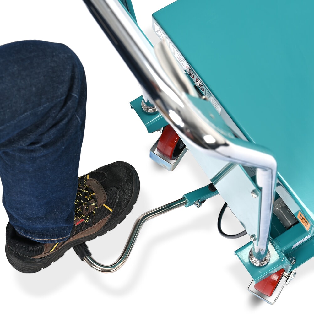 Scheren-Hubtischwagen Ameise® LTT 0.5 mit Einfach-Schere, fester Bügel, Tragkraft 500 kg, Plattform à 850 x 500 mm Produktabbildung Nr. 10: Scheren-Hubtischwagen Ameise® LTT 0.5 mit Einfach-Schere, fester Bügel, Tragkraft 500 kg, Plattform à 850 x 500 mm