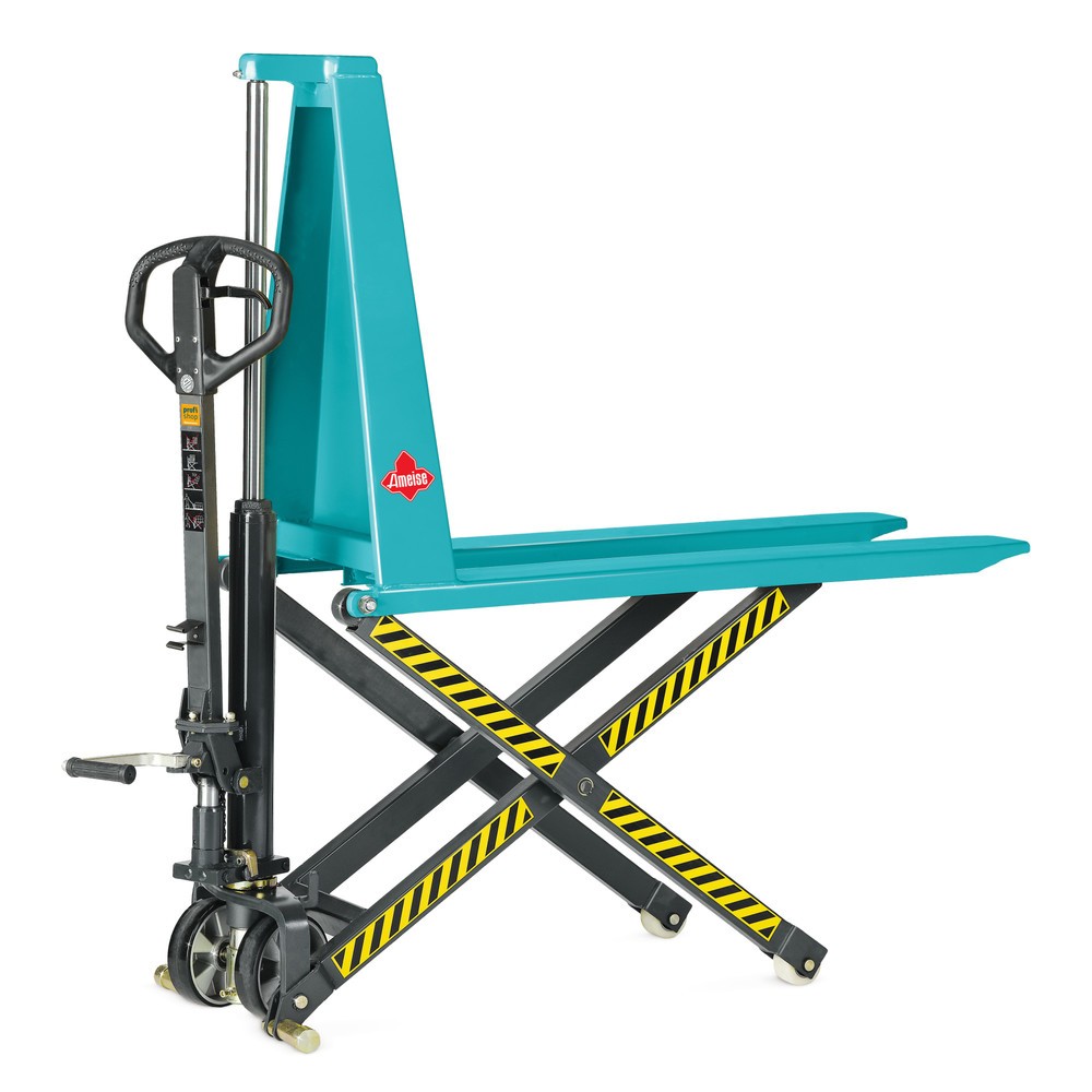 Produktabbildung: Scherenhubwagen Ameise® PTM 1.0 Scissor mit Schnellhub, Tragfähigkeit 1.000 kg, Gabellänge 1.150 mm