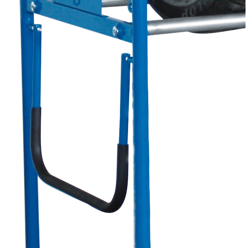 Illustration du produit: Arceau de poussée et de traction pour rayonnage à pneus mobile VARIOfit®, lxP 480 x 370 mm