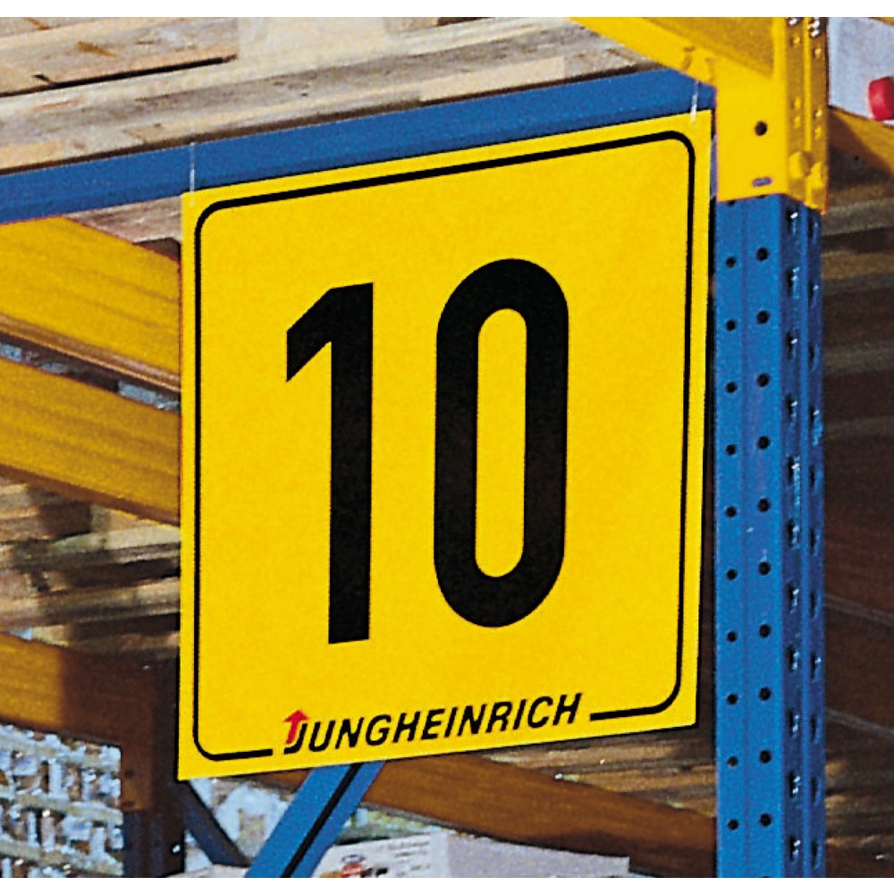 Schilder für Regalzeilen
