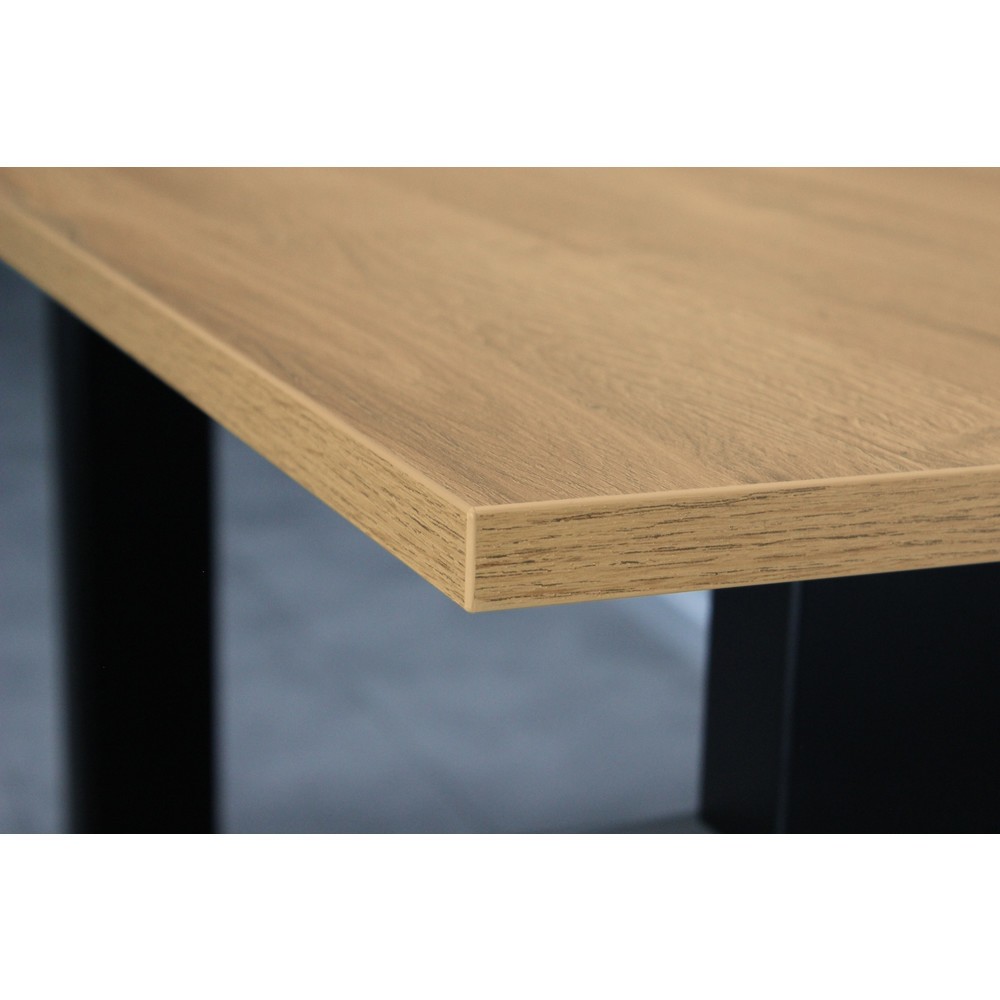 Produktabbildung Nr. 4: Schreibtisch AGENDA, 1.800 x 800 mm, elektrisch höhenverstellbar, Grandson-Eiche-Nb./Schwarz