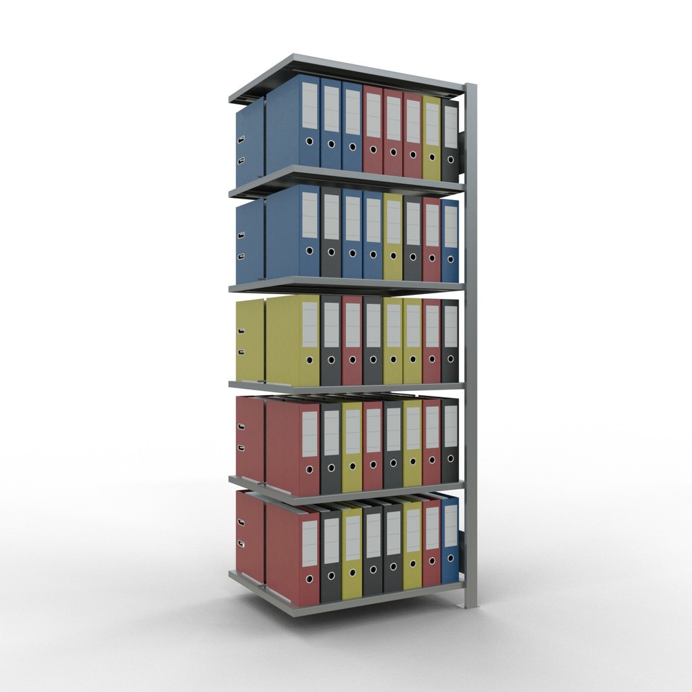 Produktabbildung Nr. 3: SCHULTE Aktenregal AF, doppelseitig, mit Mittelanschlägen, FL 150 kg, HxBxT 2.000 x 750 x 600 mm