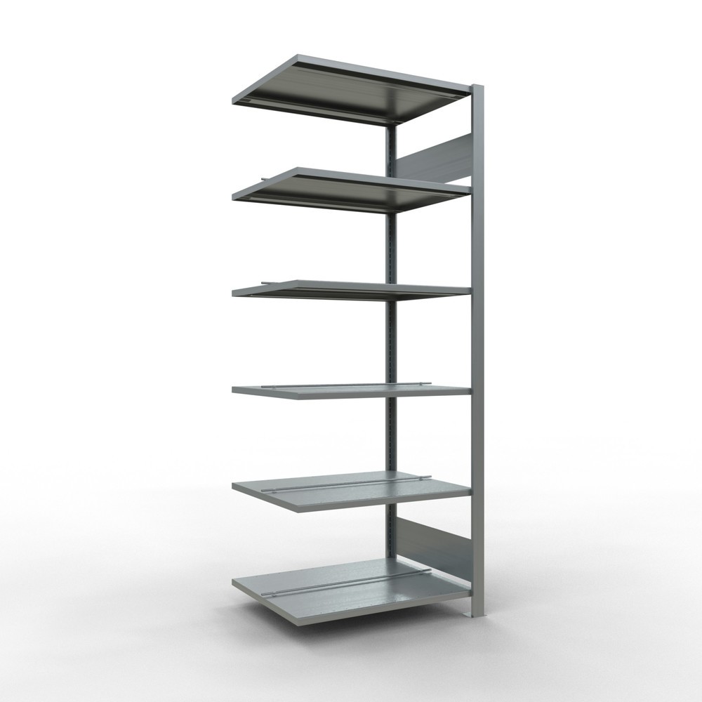 Produktabbildung: SCHULTE Aktenregal AF, doppelseitig, mit Mittelanschlägen, FL 150 kg, HxBxT 2.000 x 750 x 600 mm