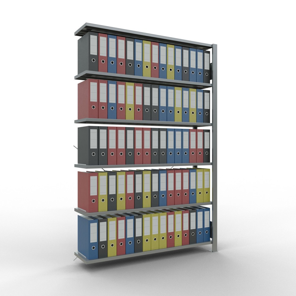 Produktabbildung Nr. 2: SCHULTE Aktenregal AF, einseitig, ohne Endanschläge, FL 85 kg, HxBxT 2.000 x 1.300 x 300 mm