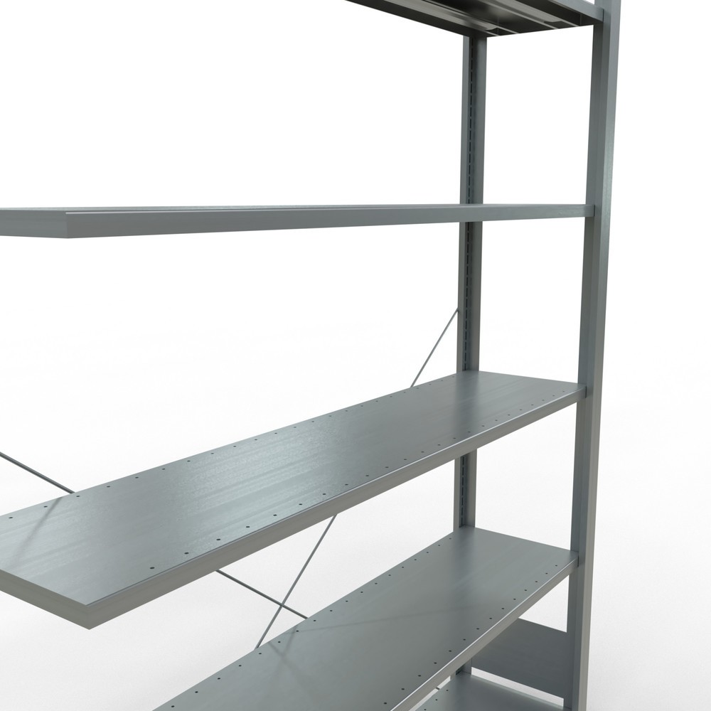 Produktabbildung Nr. 4: SCHULTE Aktenregal AF, einseitig, ohne Endanschläge, FL 85 kg, HxBxT 2.000 x 1.300 x 300 mm