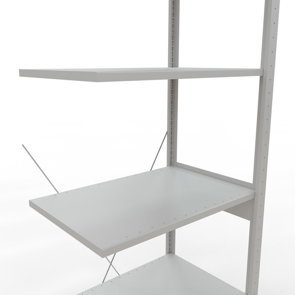 Produktabbildung Nr. 5: SCHULTE Fachbodenregal, AF, FL 150 kg, lichtgrau, HxBxT 2.500 x 750 x 500 mm