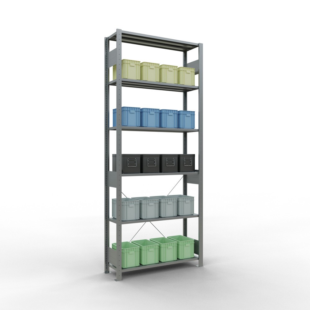 Produktabbildung Nr. 4: SCHULTE Fachbodenregal verzinkt, Fachlast 150 kg, HxBxT 2.500 x 1.060 x 336 mm