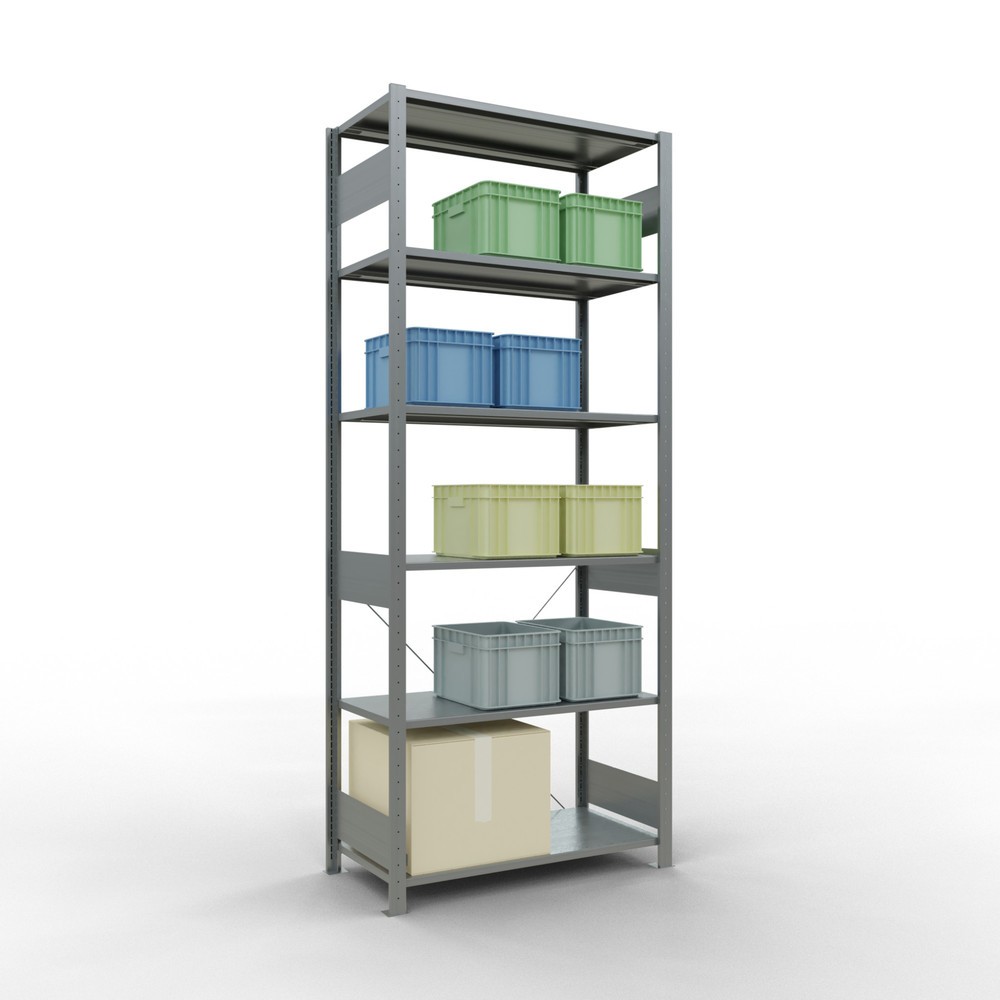 Produktabbildung Nr. 3: SCHULTE Fachbodenregal verzinkt, Fachlast 150 kg, HxBxT 2.500 x 1.060 x 536 mm