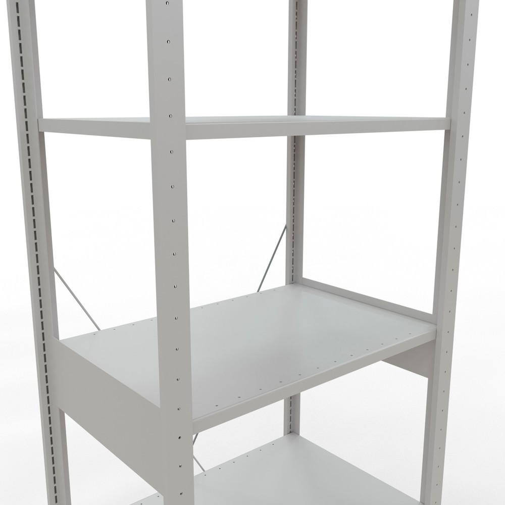 Produktabbildung Nr. 5: SCHULTE Fachbodenregal lichtgrau, Fachlast 150 kg, HxBxT 2.500 x 810 x 536 mm
