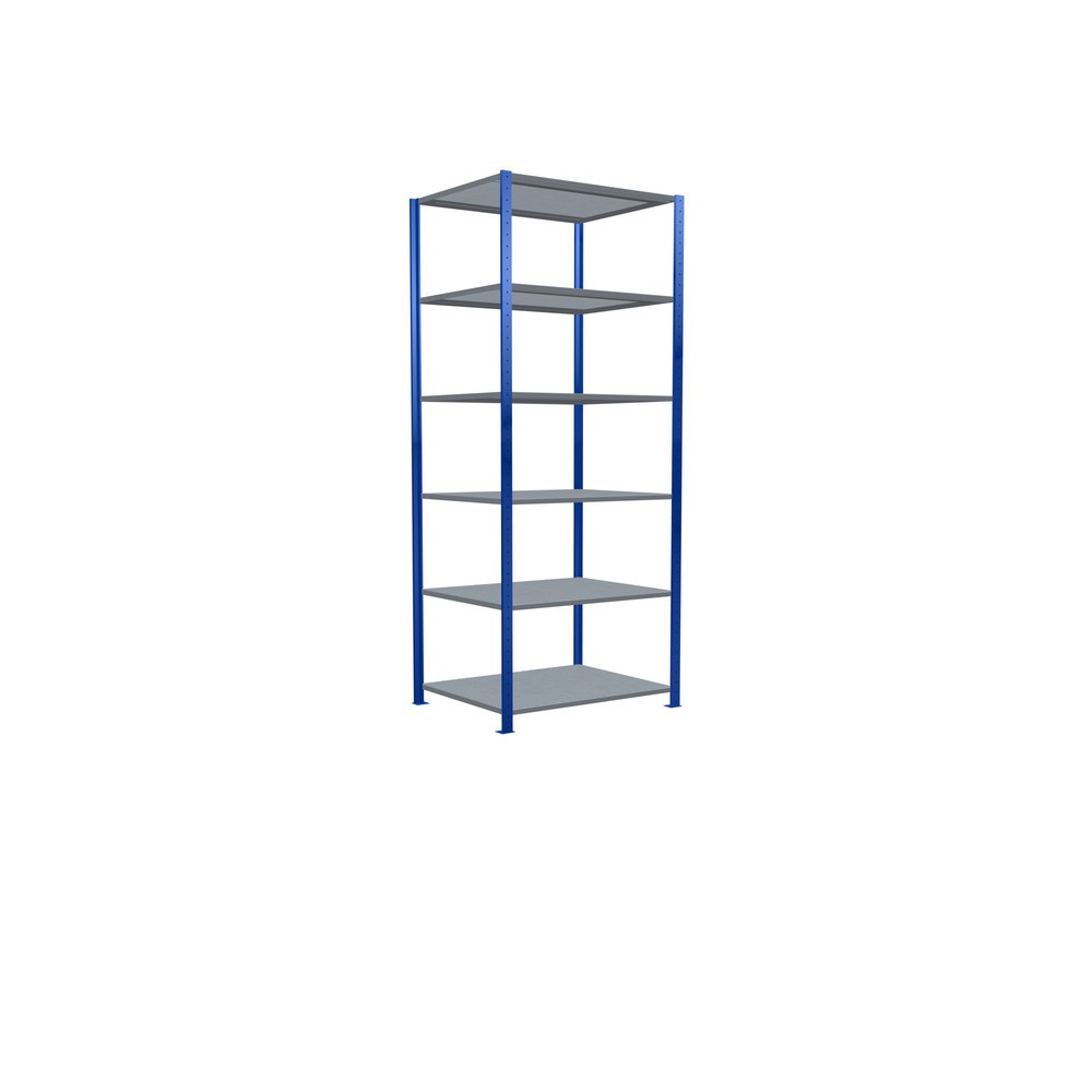 Produktabbildung Nr. 2: SCHULTE Fachbodenregal enzianblau/verzinkt, Fachlast 330 kg, HxBxT 2.500 x 1.060 x 836 mm
