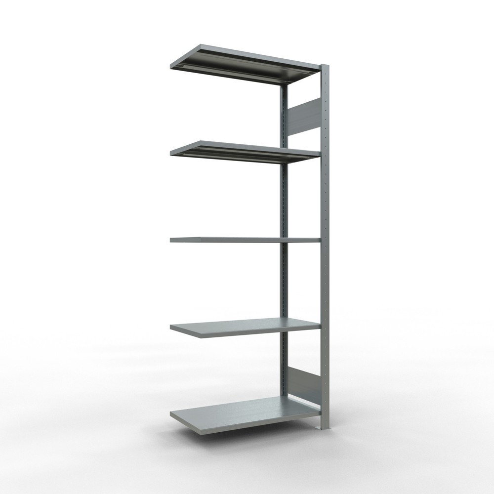Produktabbildung: SCHULTE Fachbodenregal Steckmontage, AF, FL 150 kg, verzinkt, HxBxT 2.000 x 750 x 400 mm