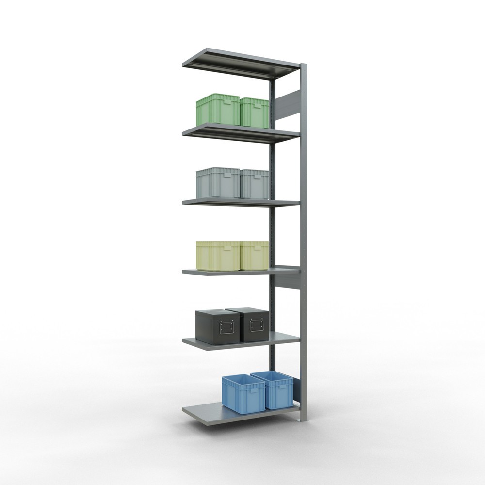 Produktabbildung Nr. 2: SCHULTE Fachbodenregal Steckmontage, AF, FL 150 kg, verzinkt, HxBxT 2.500 x 750 x 400 mm