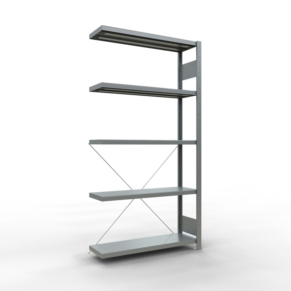 Produktabbildung Nr. 1: SCHULTE Fachbodenregal Steckmontage, AF, FL 330 kg, verzinkt, HxBxT 2.000 x 1.000 x 300 mm