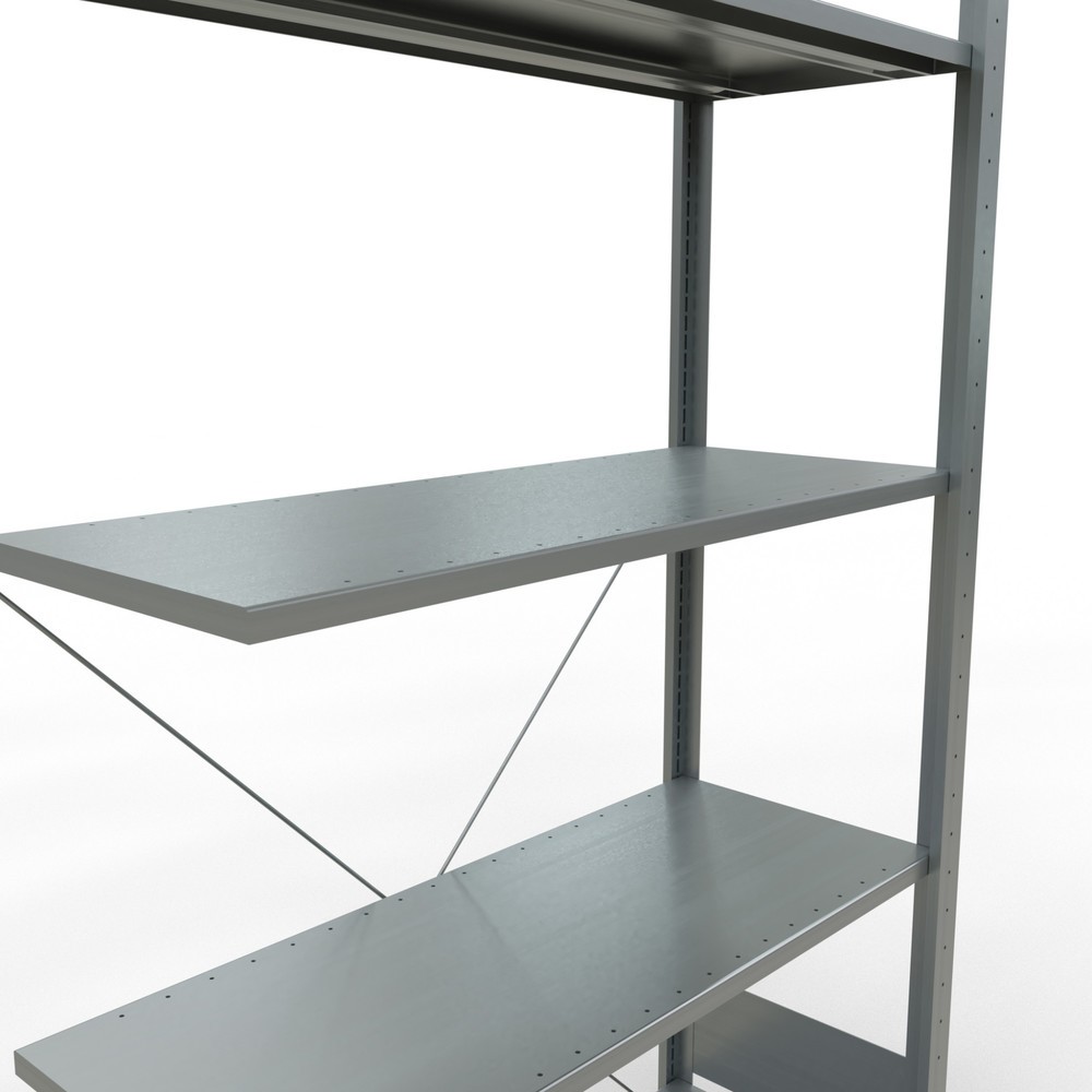 Produktabbildung Nr. 5: SCHULTE Fachbodenregal Stecksystem, AF, FL 150 kg, verzinkt, HxBxT 2.000 x 1.000 x 400 mm