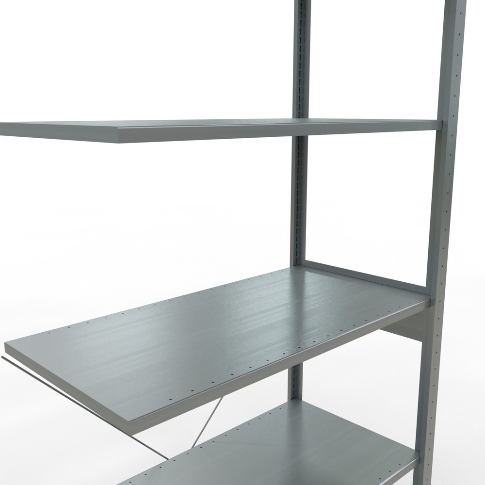 Produktabbildung Nr. 5: SCHULTE Fachbodenregal Stecksystem, AF, FL 150 kg, verzinkt, HxBxT 2.500 x 1.000 x 500 mm