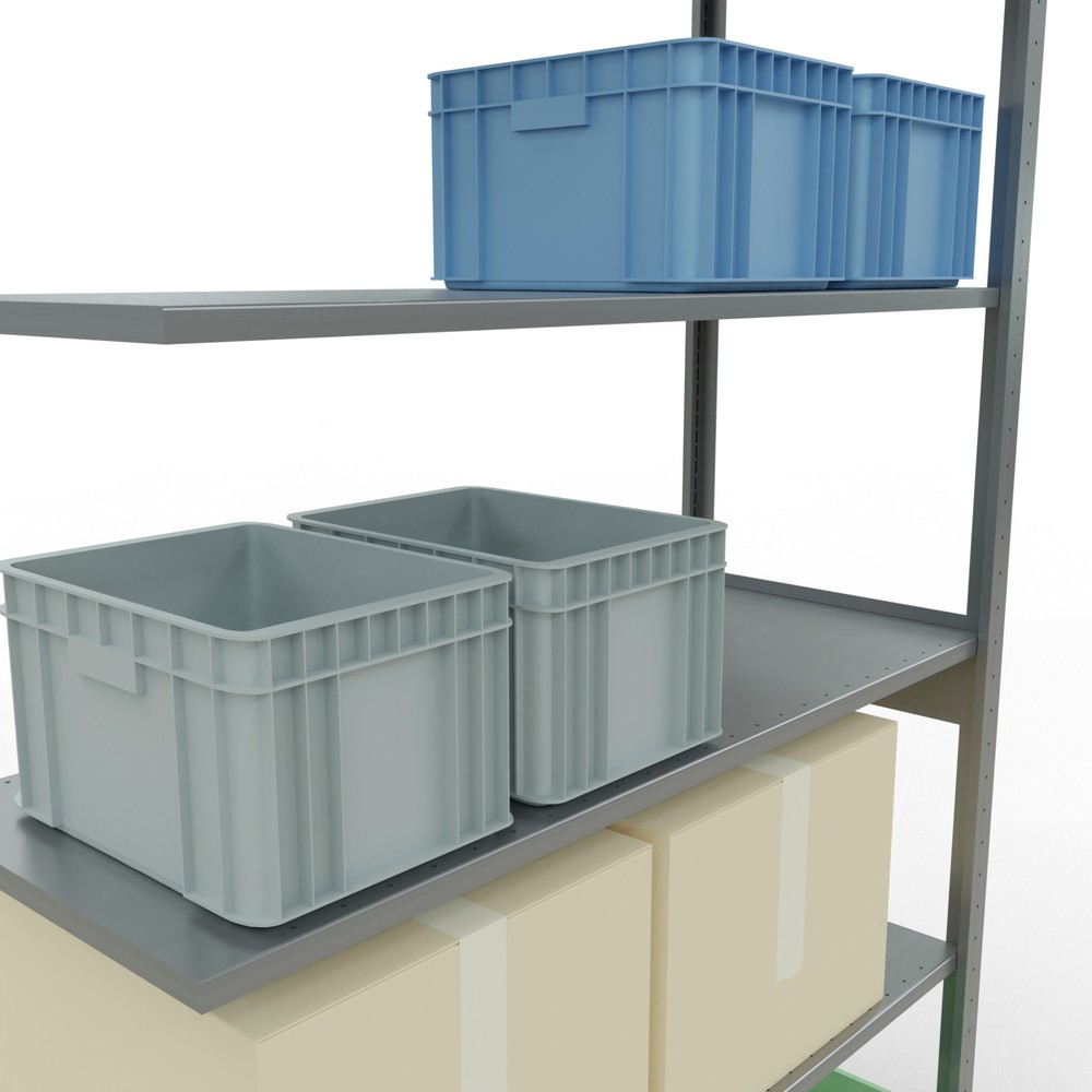 Produktabbildung Nr. 4: SCHULTE Fachbodenregal Stecksystem, AF, FL 150 kg, verzinkt, HxBxT 2.500 x 1.300 x 500 mm
