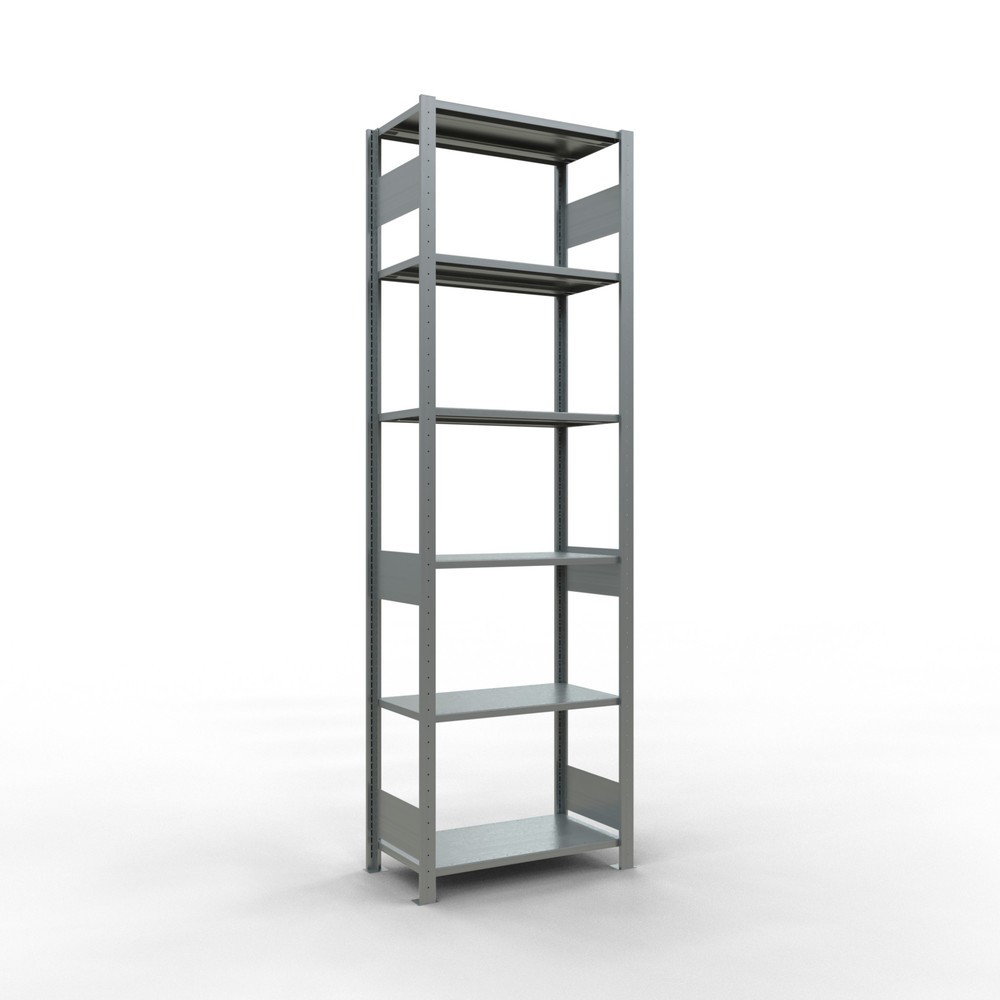 Produktabbildung Nr. 1: SCHULTE Rayonnage à tablettes galvanisé, charge par tablette 150 kg, HxlxP 2 500 x 810 x 436 mm