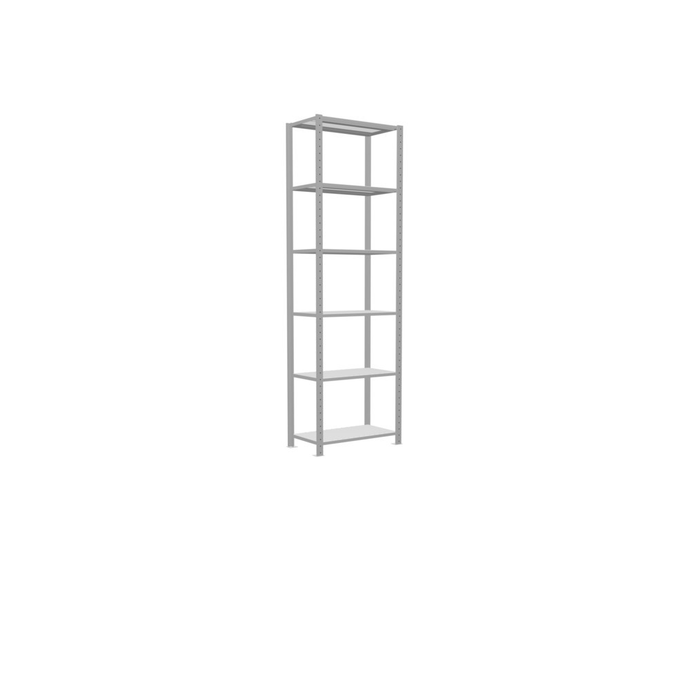 Produktabbildung Nr. 2: SCHULTE Rayonnage à tablettes gris clair, charge par tablette 150 kg, HxlxP 2 500 x 810 x 436 mm