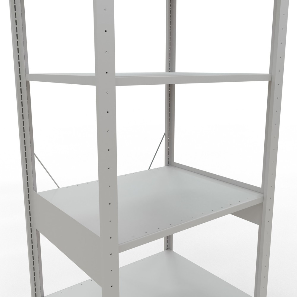 Produktabbildung Nr. 5: SCHULTE Rayonnage à tablettes gris clair, charge par tablette 150 kg, HxlxP 2 500 x 810 x 636 mm