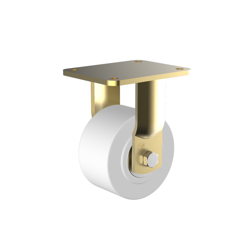 Produktabbildung: Wicke Schwerlast-Bockrolle Polyamid, Kugellager, Ø x Breite 100 x 55 mm, TK 1.500 kg