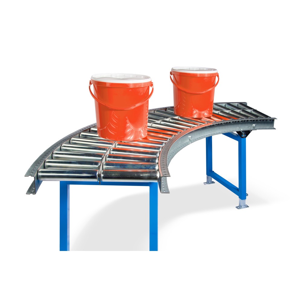 Produktabbildung Nr. 2: Schwerlast-Rollenbahn, Stahlrohrrollen, Ø 50 mm, LxB 2.000 x 400 mm, Achsabstand 125 mm