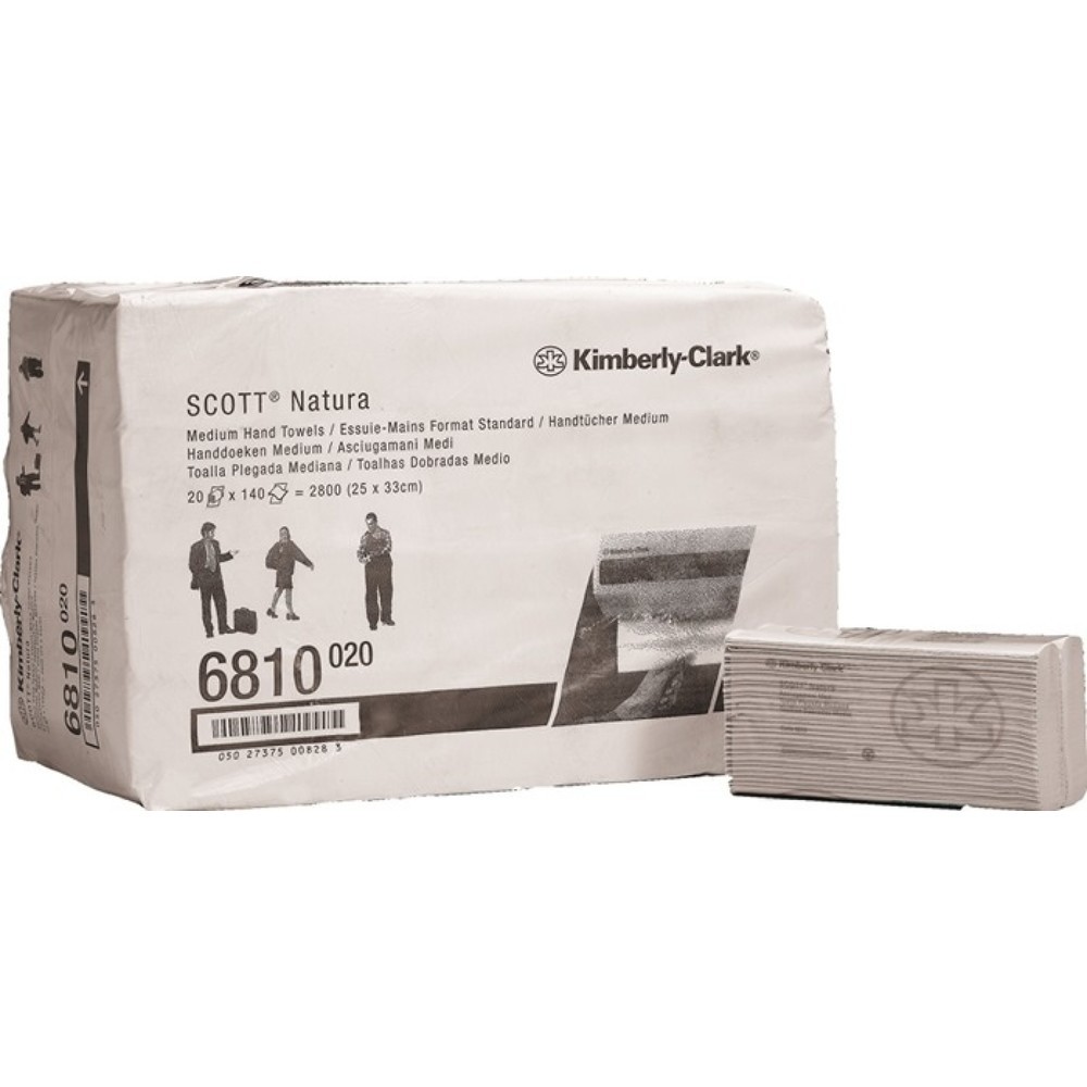 Illustration du produit: SCOTT Handtuch Scott 6810 2-lagig weiß