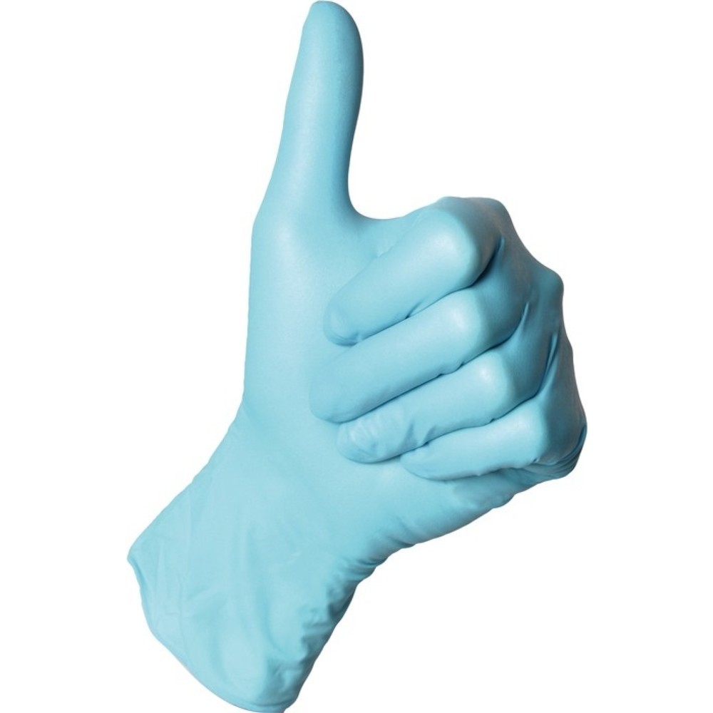 Produktabbildung: SEMPERIT Einweghandschuh SEMPERGUARD NITRIL XPERT SEMPERMED, Nitril, Grösse 9-10 blau, 90 Stück / Box, EN 420, EN 374, EN 455, EN 421 Kat. III