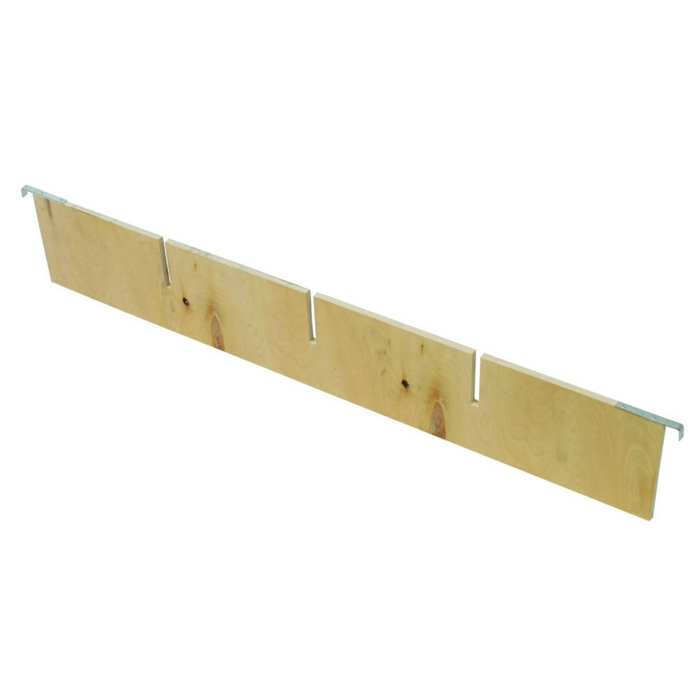Produktabbildung Nr. 1: Séparateur pour rehausse en bois, longitudinal, 3 fraisages, L x l x h 1 160 x 12 x 190 mm