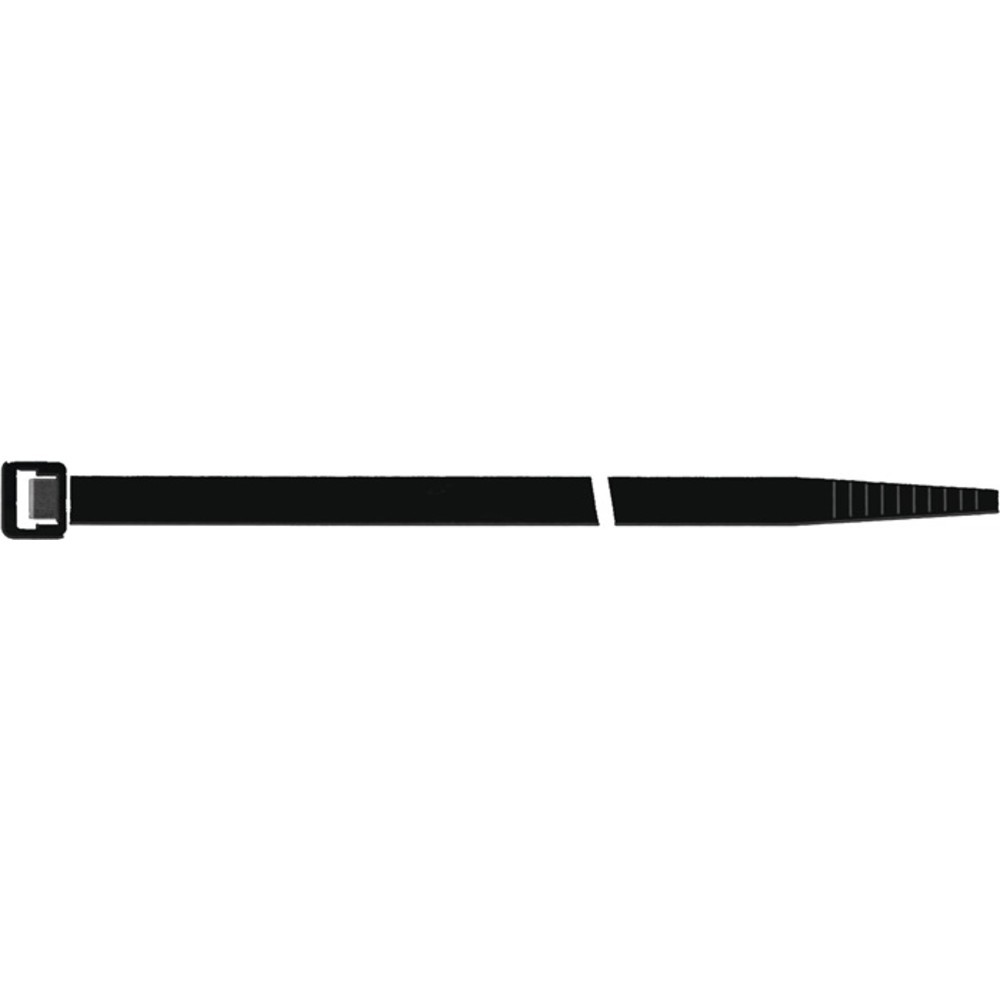 Produktabbildung Nr. 2: Collier de câblage longueur 540 mm largeur 7,5 mm polyamide noir 100 pièces/sach