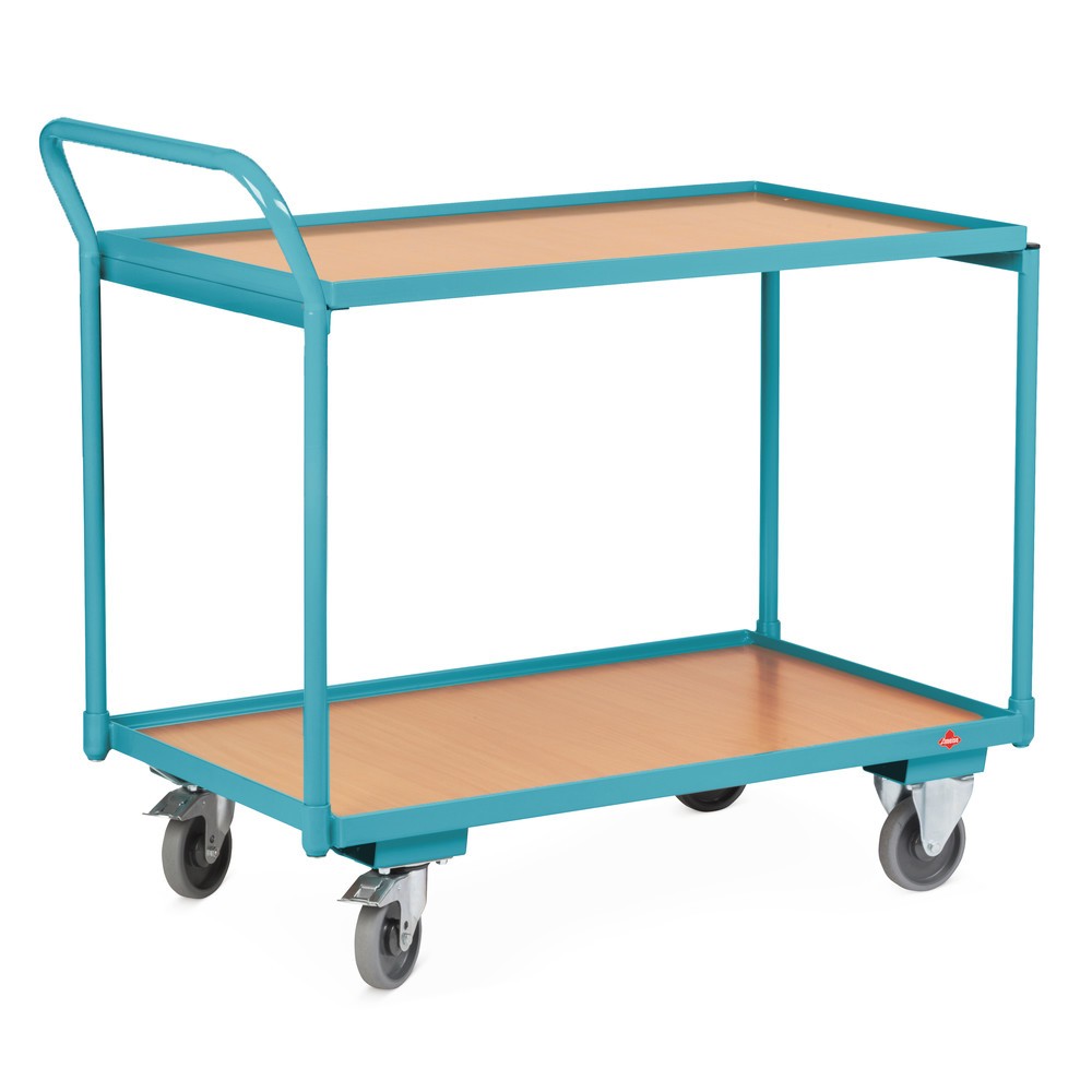 Produktabbildung Nr. 4: Servante Ameise®, arceau haut, 2 plateaux de 850 x 500 mm