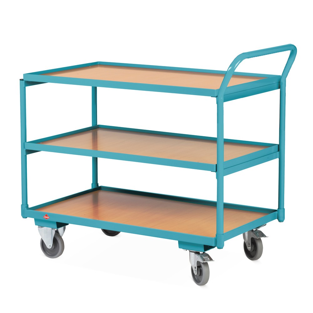Produktabbildung Nr. 3: Servante Ameise®, arceau haut, 3 plateaux de 1 000 x 600 mm