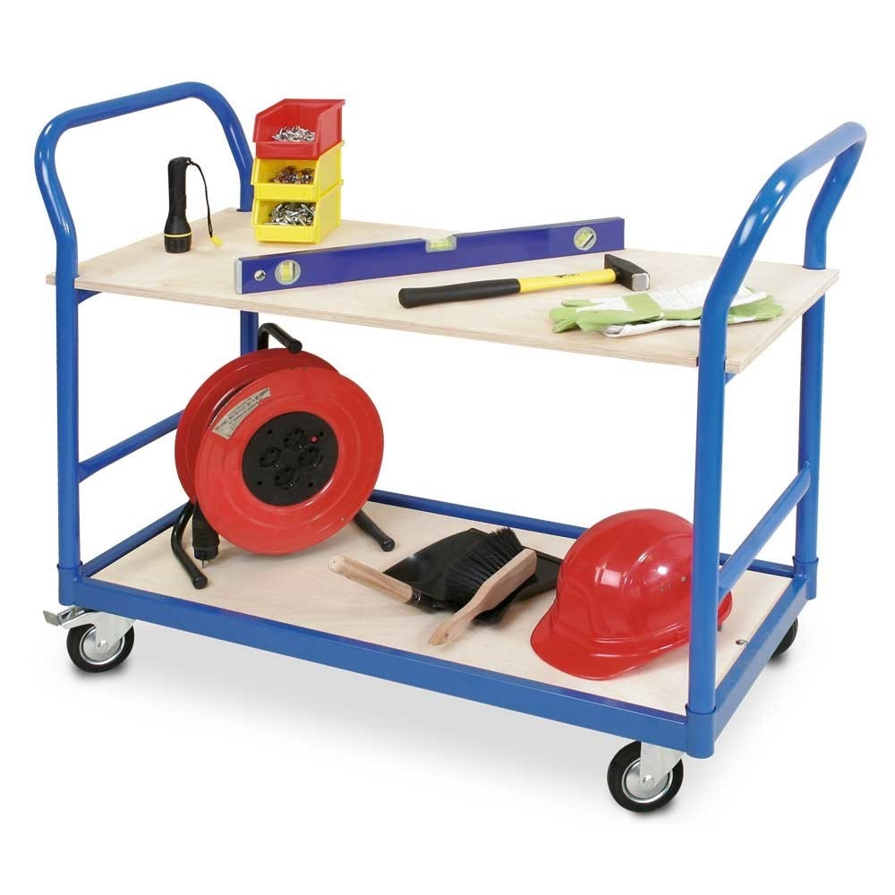 Produktabbildung Nr. 2: Servante BASIC, barre de poussée des deux côtés, capacité de charge 250 kg, HxlxP 890 x 500 x 1 140 mm
