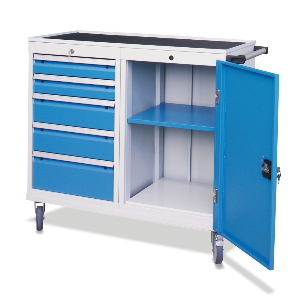 Illustration du produit: Servante d'atelier Bedrunka+Hirth, armoire, 5 tiroirs, capacité de charge 500 kg