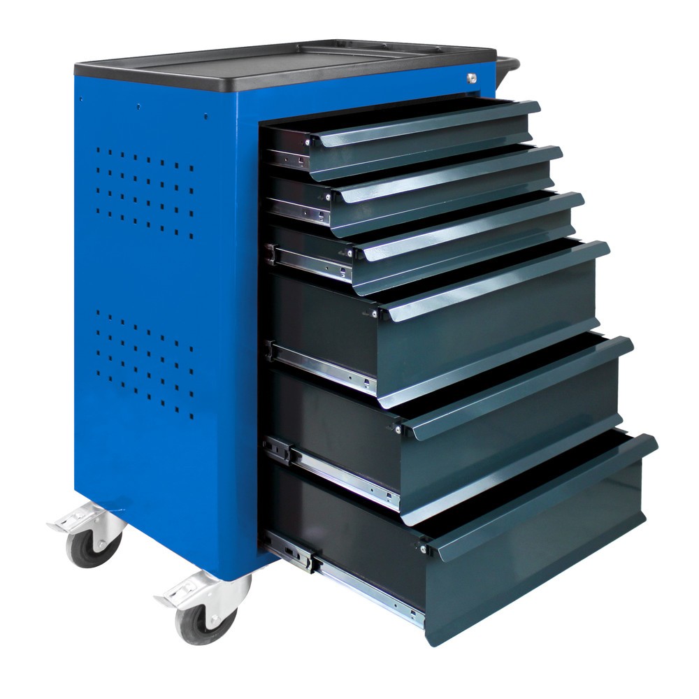 Produktabbildung Nr. 3: Servante d'atelier HEMMDAL, avec assortiment d'outils de 115 pièces, bleu