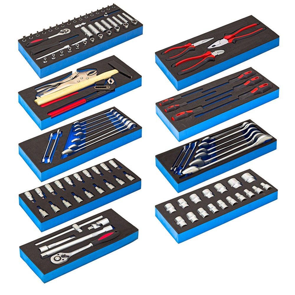 Produktabbildung Nr. 4: Servante d'atelier HEMMDAL, avec assortiment d'outils de 115 pièces, bleu