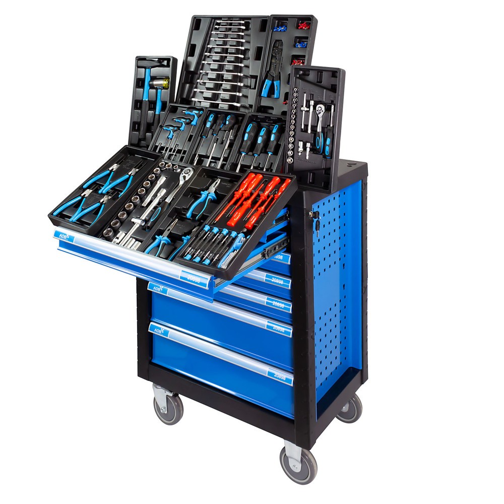 Illustration du produit: Servante d'atelier RAPTOR, avec assortiment d'outils de 250 pièces