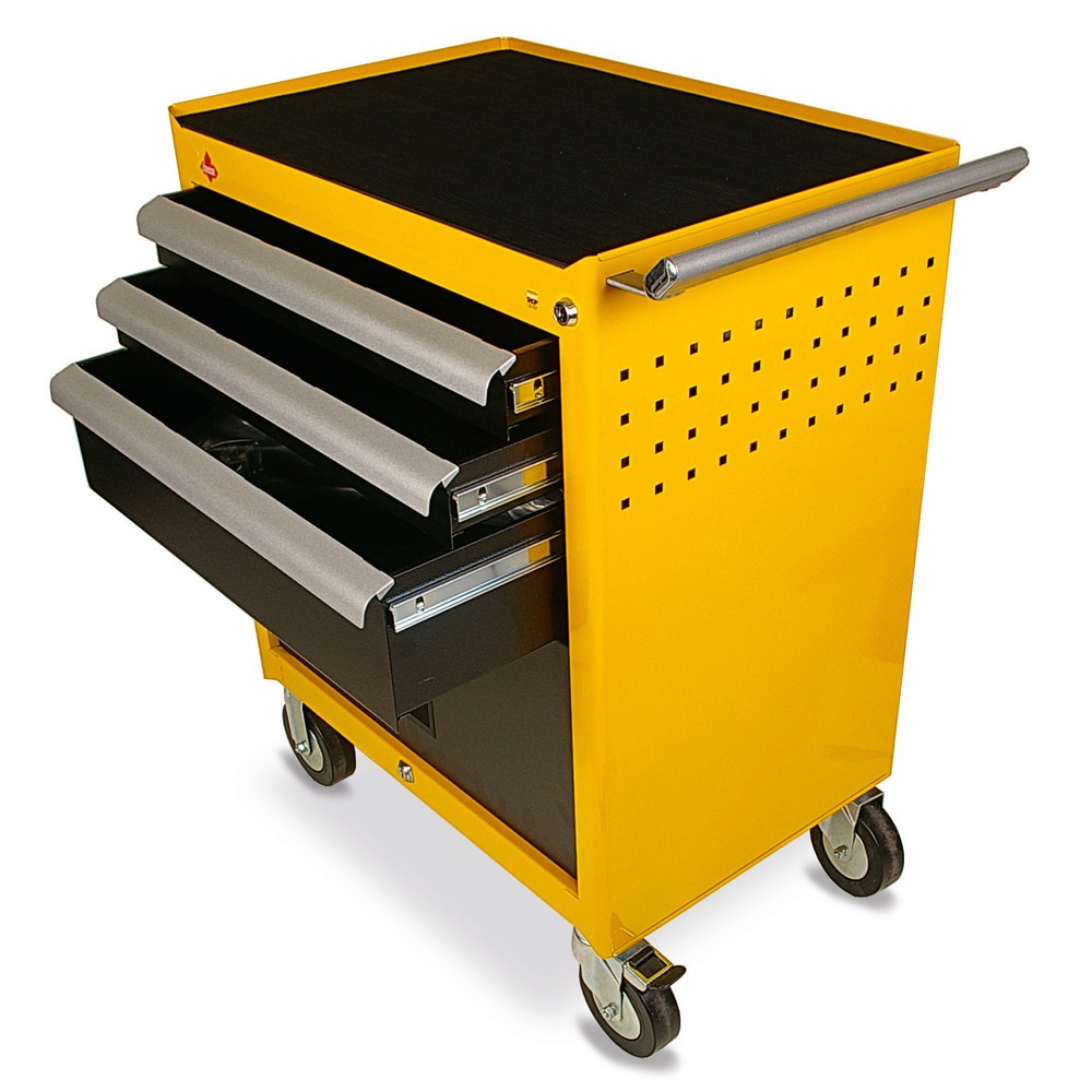 Illustration du produit: Servante d’atelier Waterloo™, casier, 3 tiroirs, H x l x P 62/132 x 568 x 402 mm