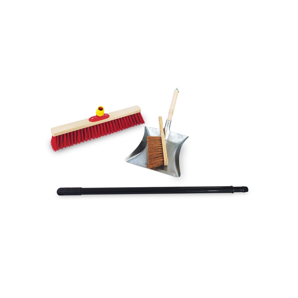 Produktabbildung Nr. 2: Steinbock® Lot de balais de rue, y compris balai, pelle à poussière et balayette