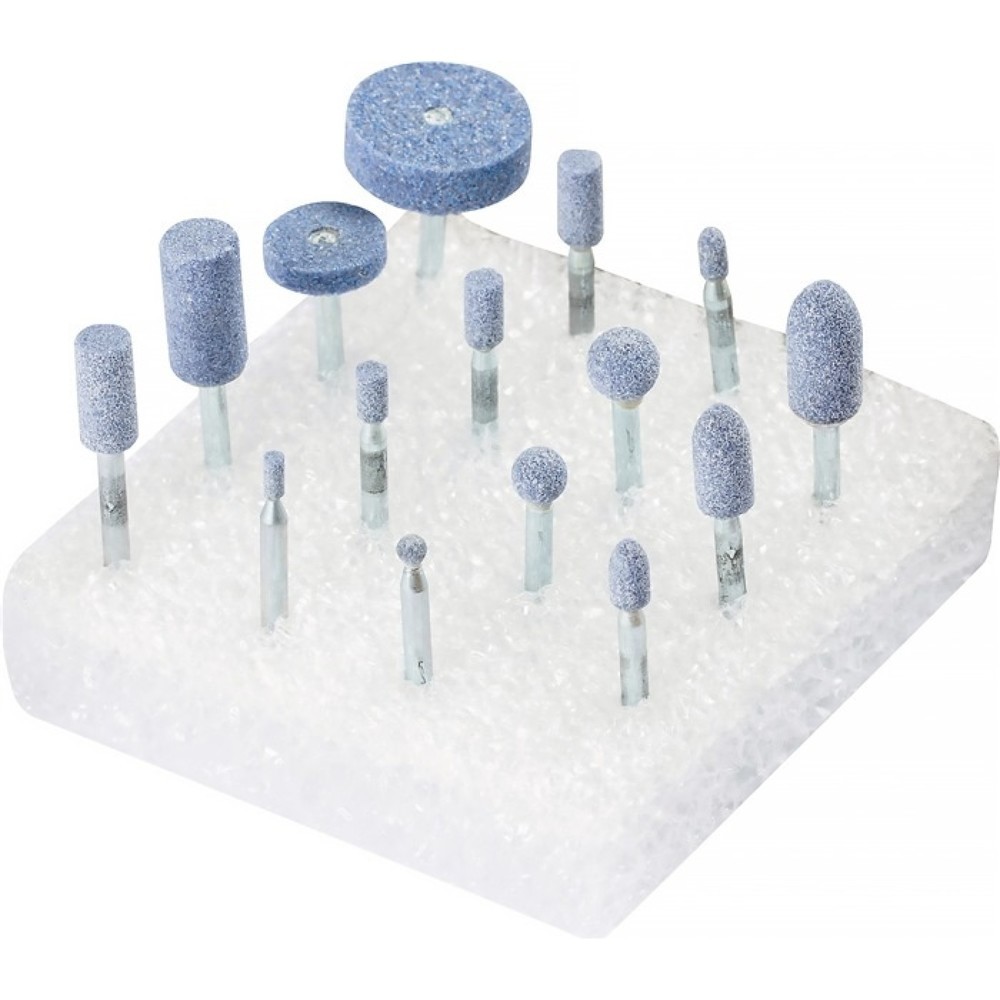 Illustration du produit: Set de meules sur tige TOUGH DxH mm D. de la tige 3 mm corindon supérieur divers