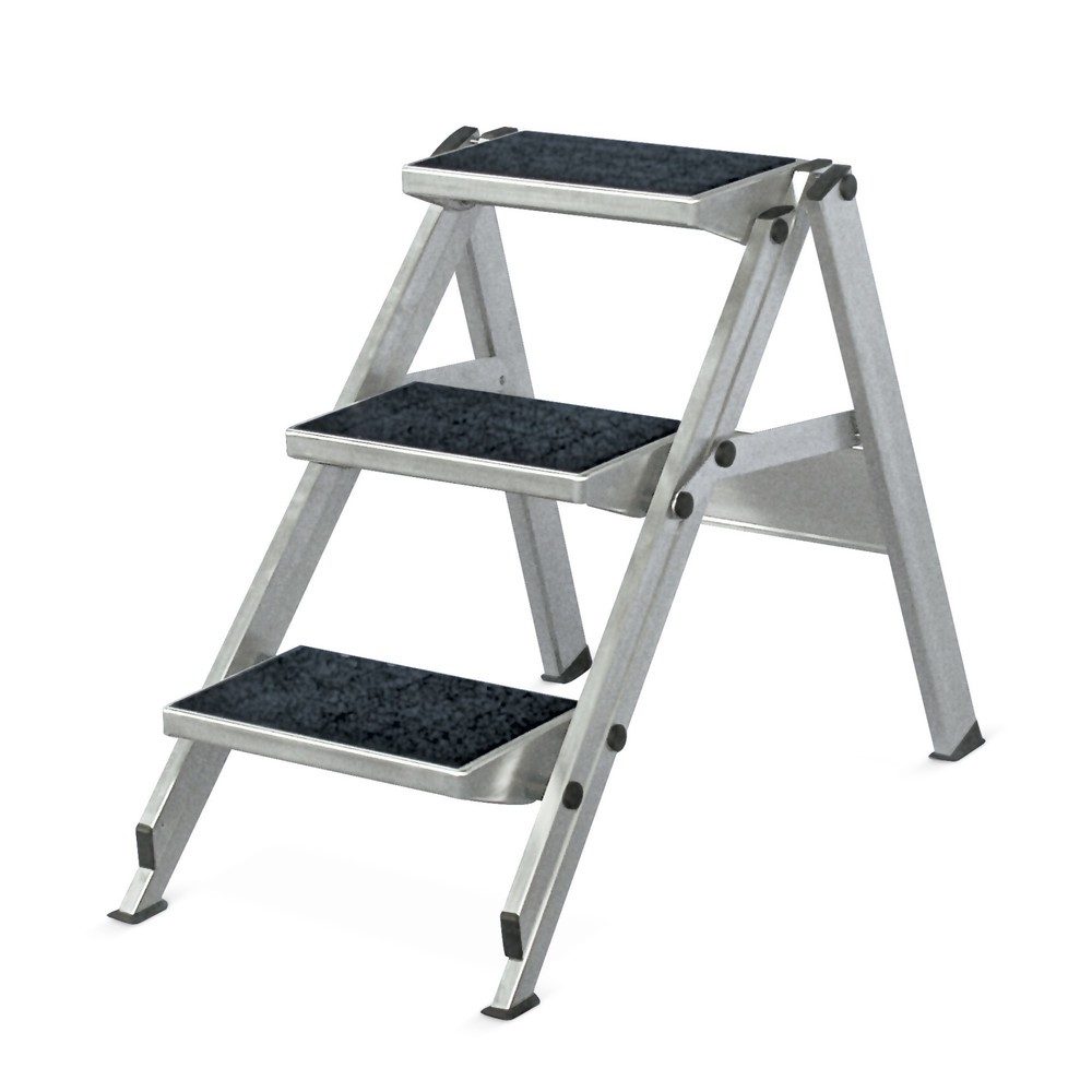 Produktabbildung: HYMER Sicherheits-Klapptreppe, Standhöhe 0,45 m