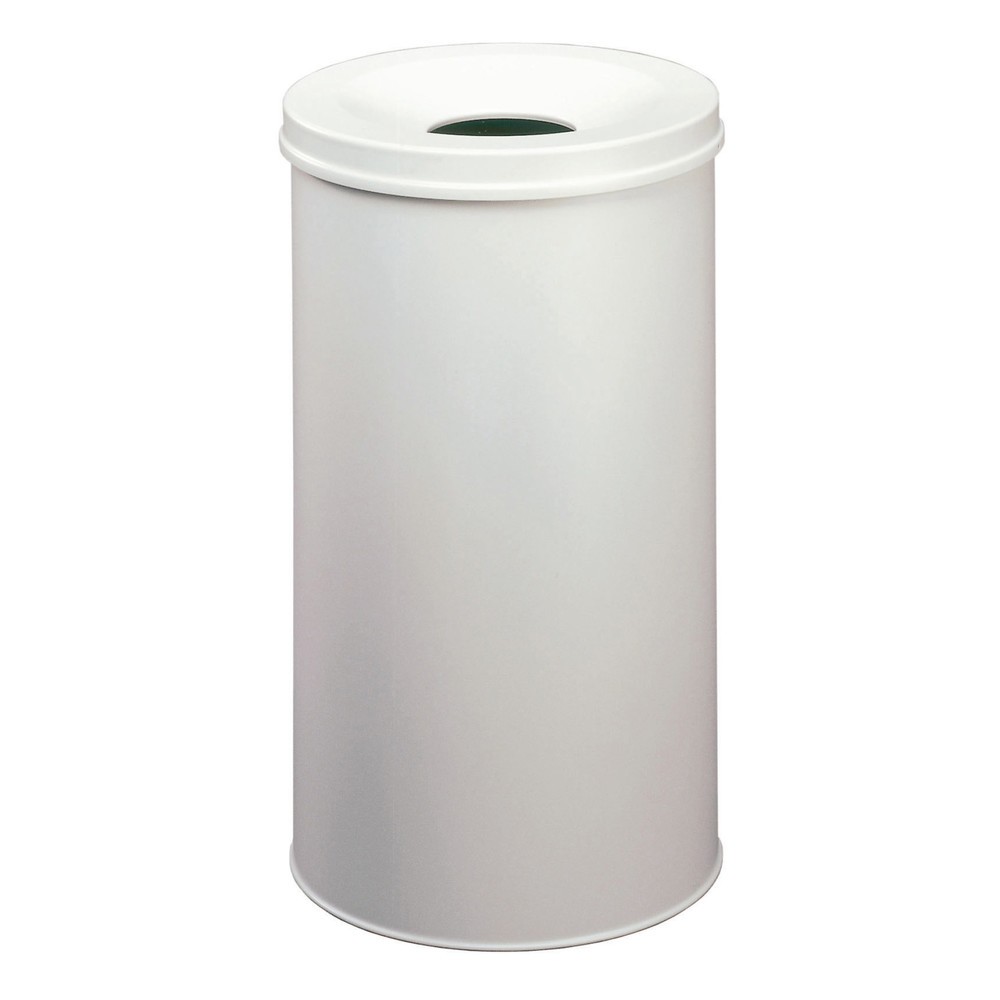 Produktabbildung Nr. 1: DURABLE Sicherheits-Papierkorb, aus Stahl, 60 Liter, mit Flammenlöschkopf, grau