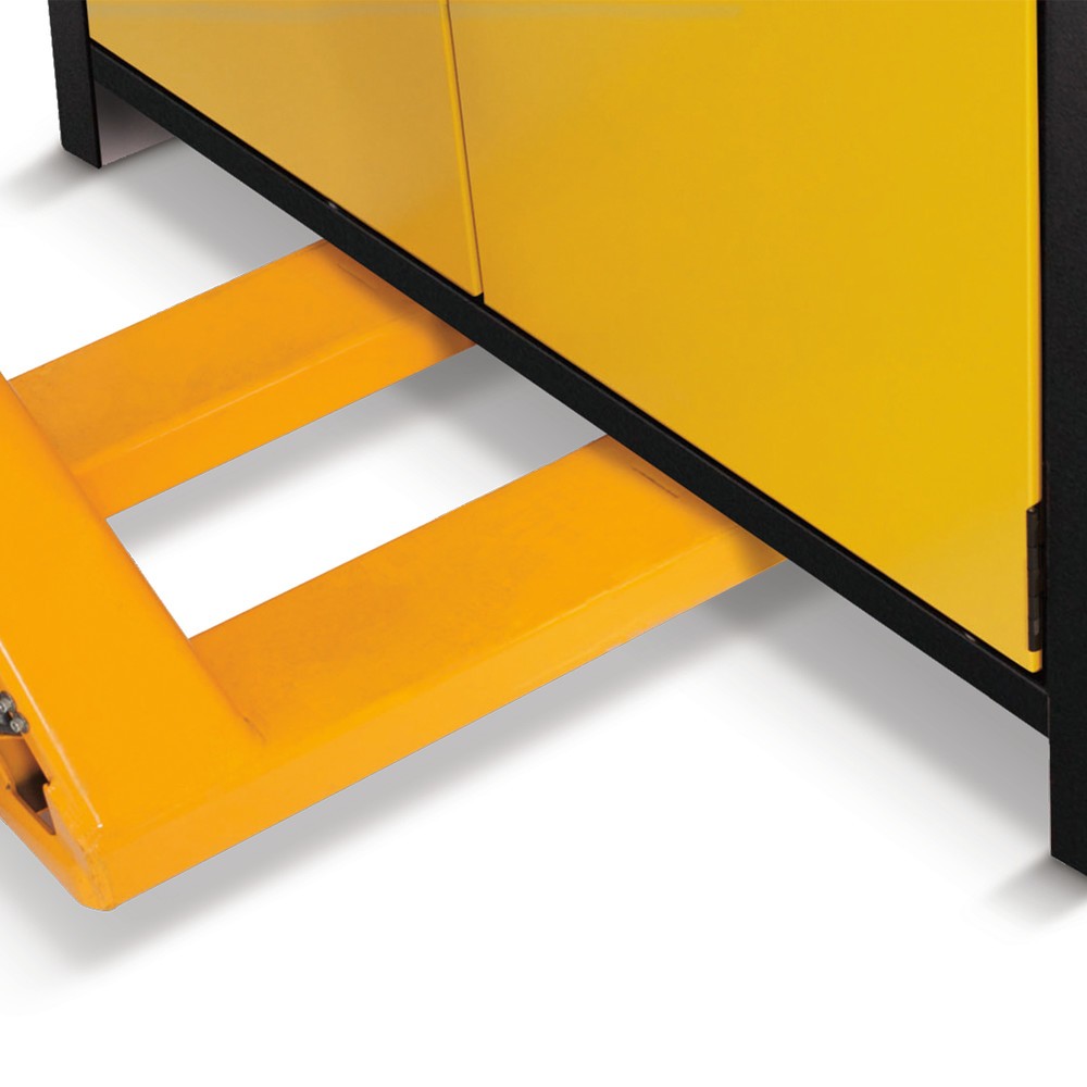 Produktabbildung Nr. 2: asecos® Sicherheitsschrank Q-PEGASUS/Typ 90, 3 Fachböden, HxBxT 1.953 x 1.193 x 615 mm, goldgelb