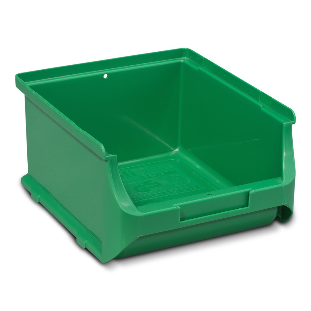 Produktabbildung: Allit Sichtlagerkasten, HxBxT 82 x 137 x 160 mm, grün