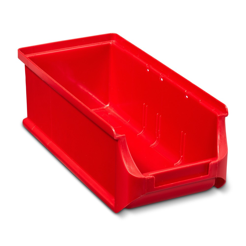 Produktabbildung: Allit Sichtlagerkasten, HxBxT 75 x 102 x 215 mm, rot