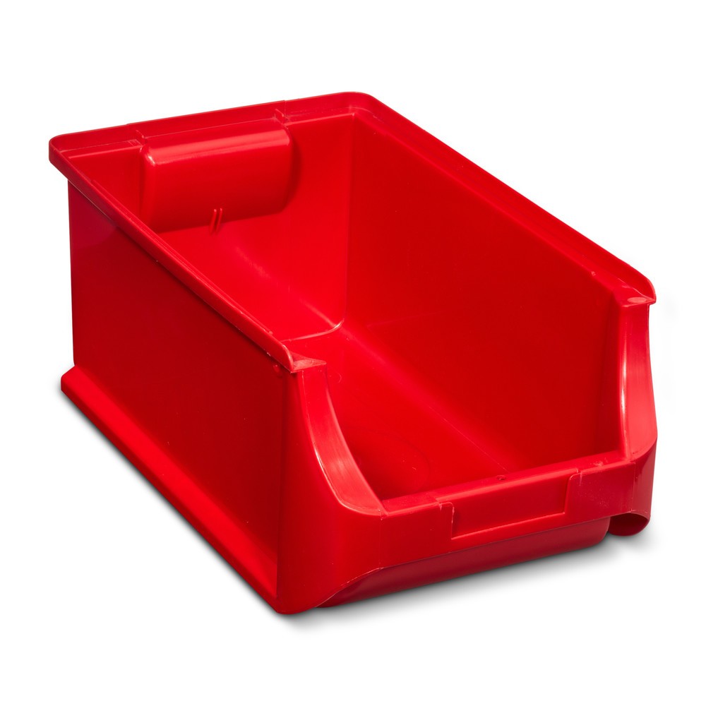 Produktabbildung: Allit Sichtlagerkasten, HxBxT 150 x 205 x 355 mm, rot