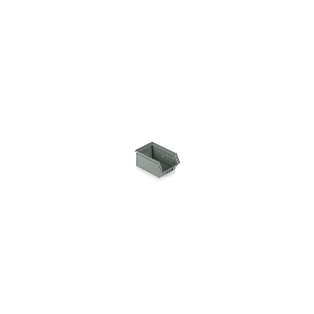 Produktabbildung Nr. 1: Fami Sichtlagerkasten, HxBxT 95 x 75 x 160 mm, Stahlblech, fehgrau, 20 Stk/VE