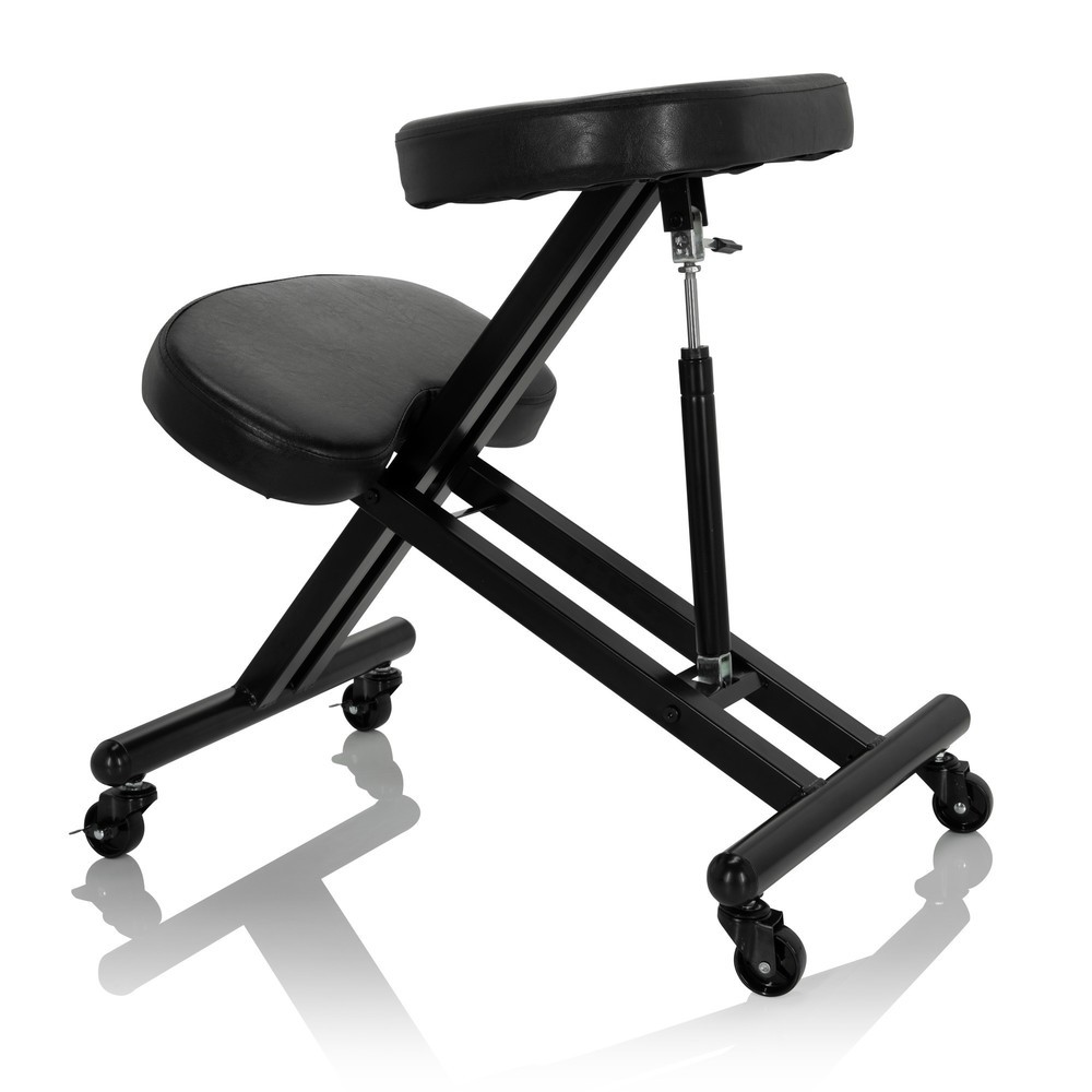 Produktabbildung Nr. 7: Siège assis à genoux / tabouret assis à genoux hjh OFFICE ORTHONI similicuir, noir