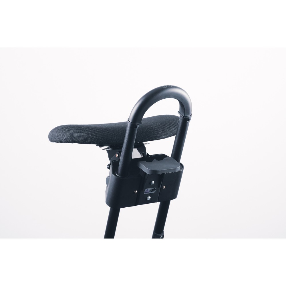 Produktabbildung Nr. 5: Siège assis-debout à roulettes, revêtement en tissu, hauteur d'assise 610 à 860 mm, patins, pied