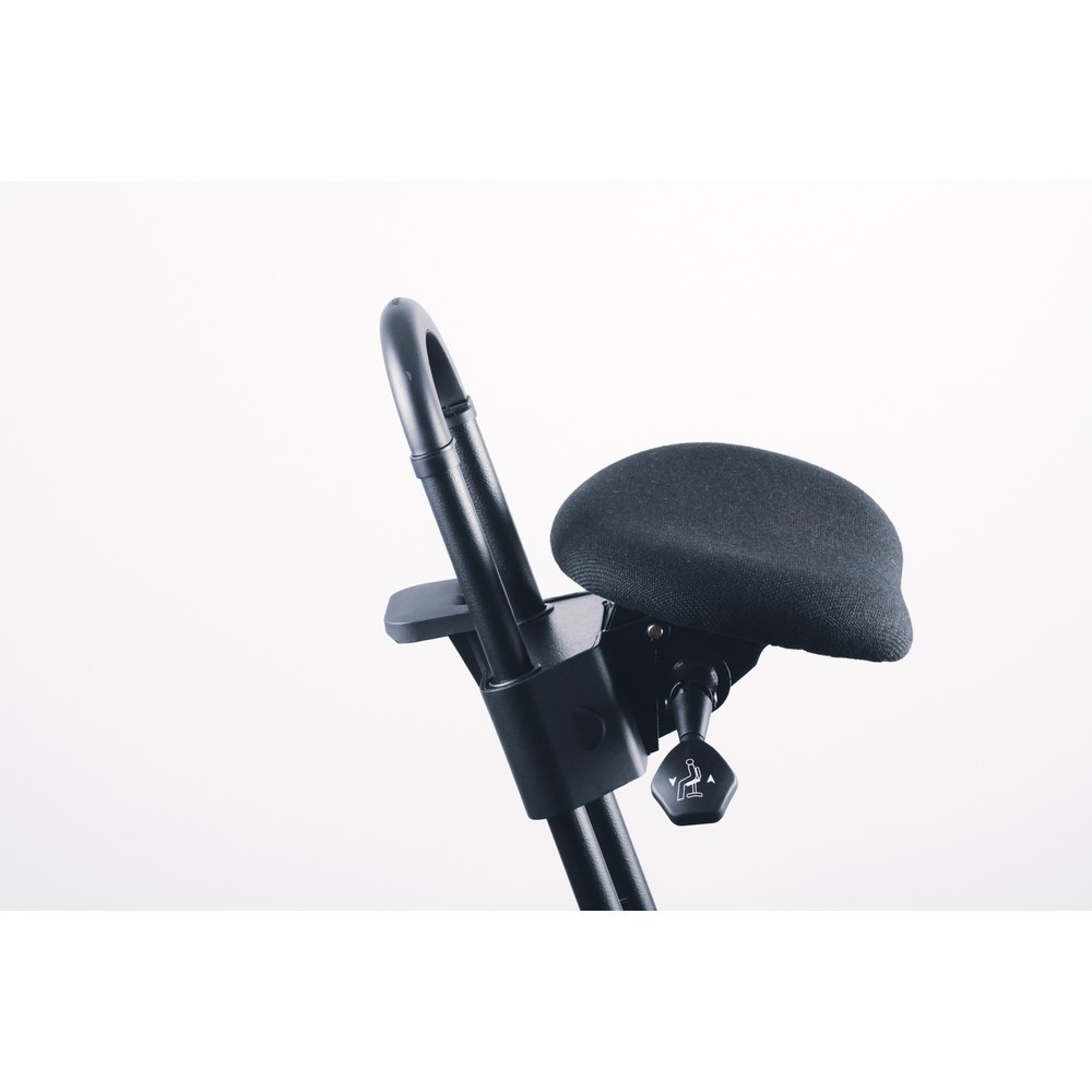 Produktabbildung Nr. 10: Siège assis-debout à roulettes, revêtement en tissu, hauteur d'assise 610 à 860 mm, patins, pied